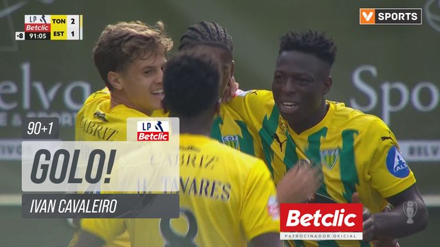 GOLO! Tondela, Ivan Cavaleiro aos 90'+1', Tondela 2-1 Estoril