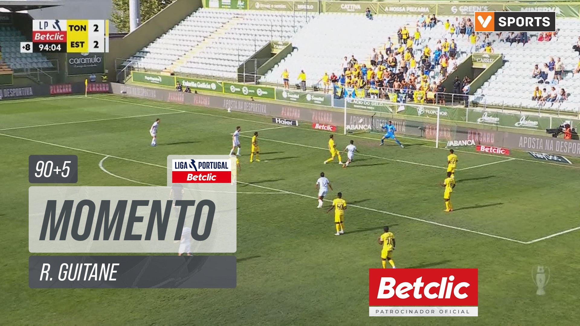 Estoril, Jogada, R. Guitane aos 90'+5'