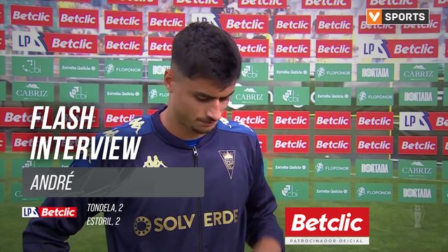 I Liga (#4) | Tondela 2-2 Estoril: Flash Interview André