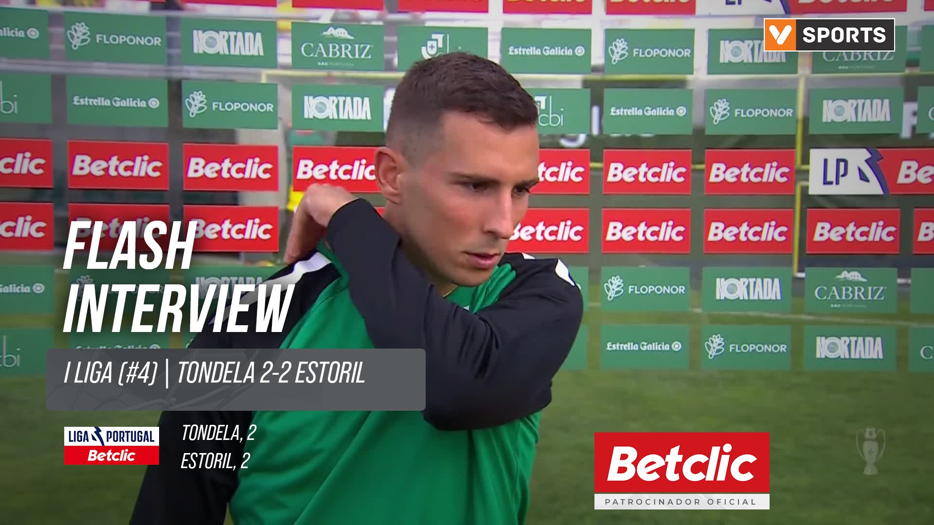 I Liga (#4) | Tondela 2-2 Estoril: Flash Interview Tiago Manso