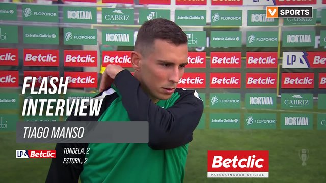I Liga (#4) | Tondela 2-2 Estoril: Flash Interview Tiago Manso