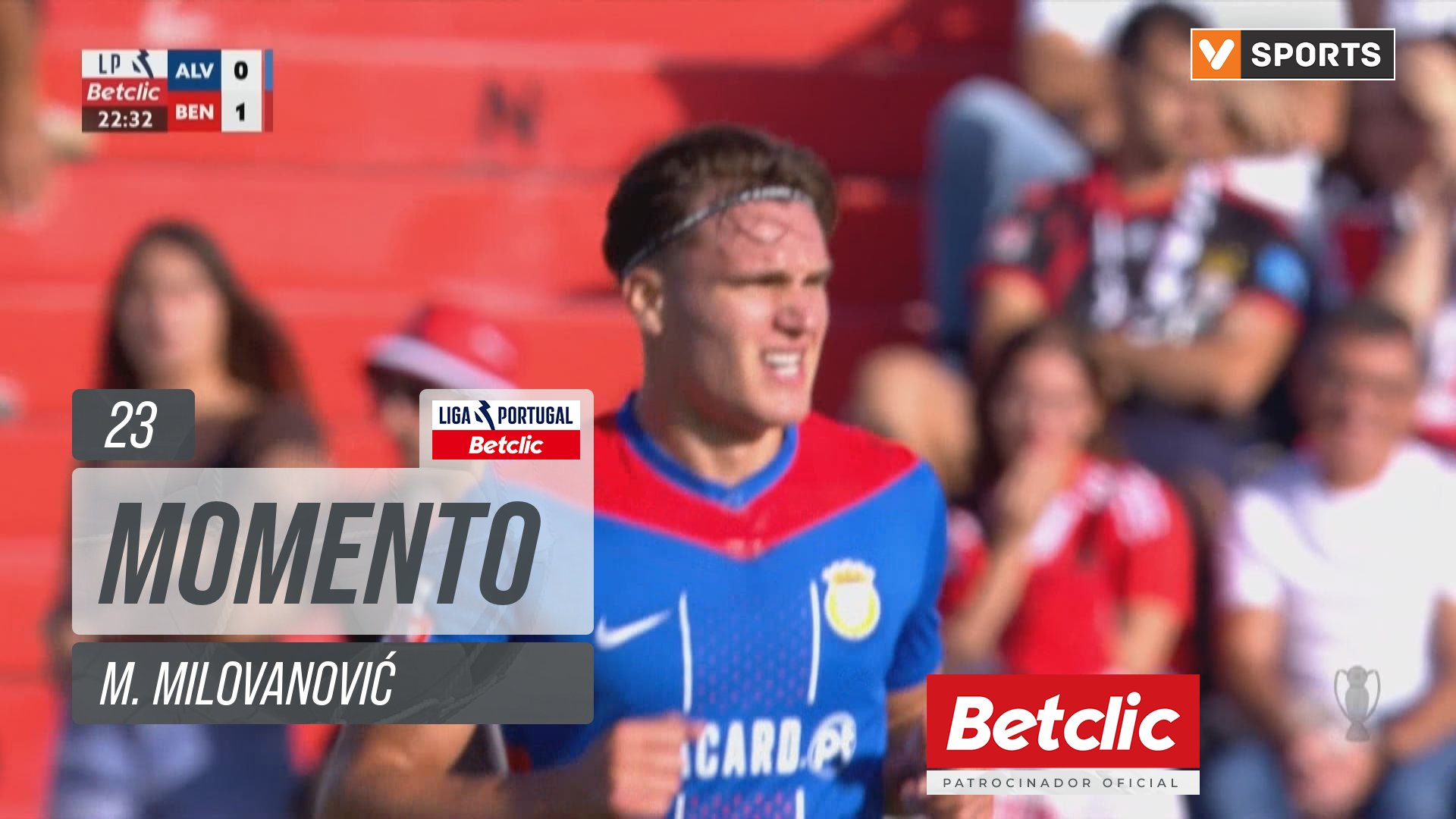 Alverca, Jogada, M. Milovanović aos 23'