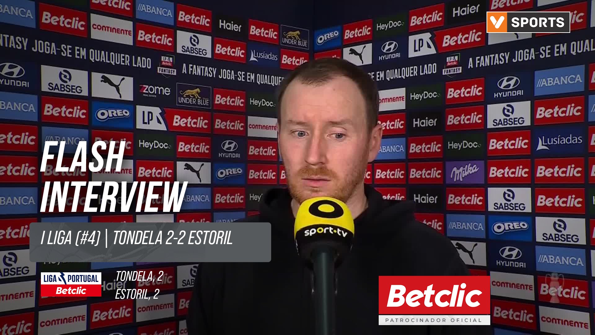 I Liga (#4) | Tondela 2-2 Estoril: Flash Interview Ian Cathro