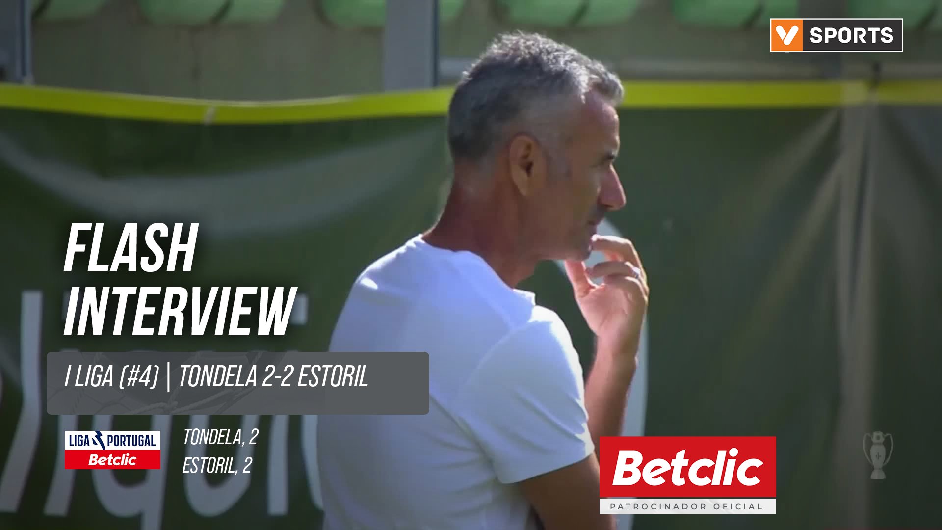 I Liga (#4) | Tondela 2-2 Estoril: Flash Interview Ivo Vieira