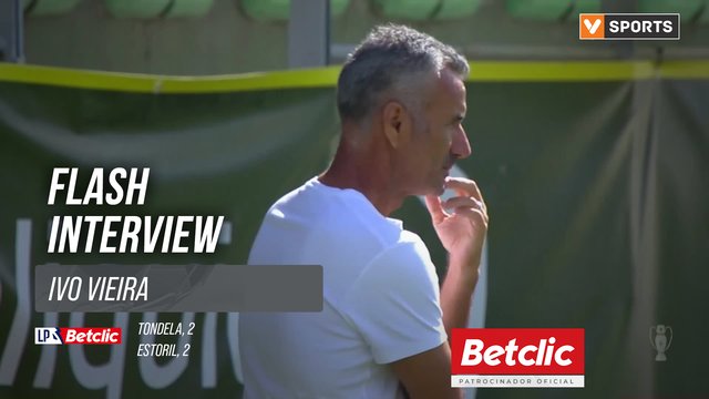 I Liga (#4) | Tondela 2-2 Estoril: Flash Interview Ivo Vieira