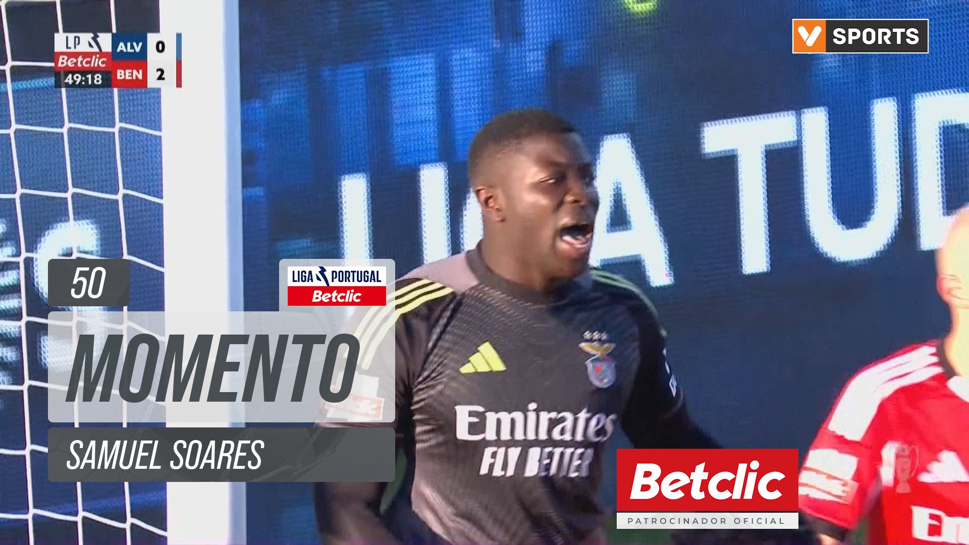 Benfica, Jogada, Samuel Soares aos 50'