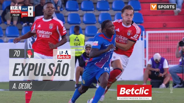 Benfica, Expulsão, A. Dedić aos 70'