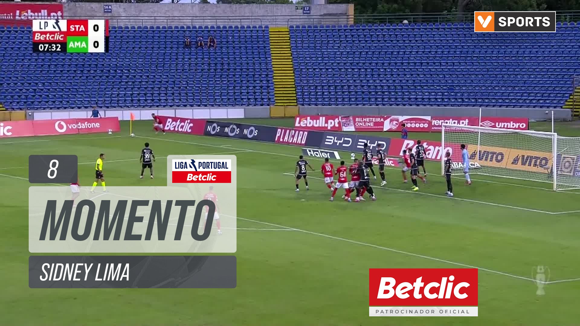 Santa Clara, Jogada, Sidney Lima aos 8'