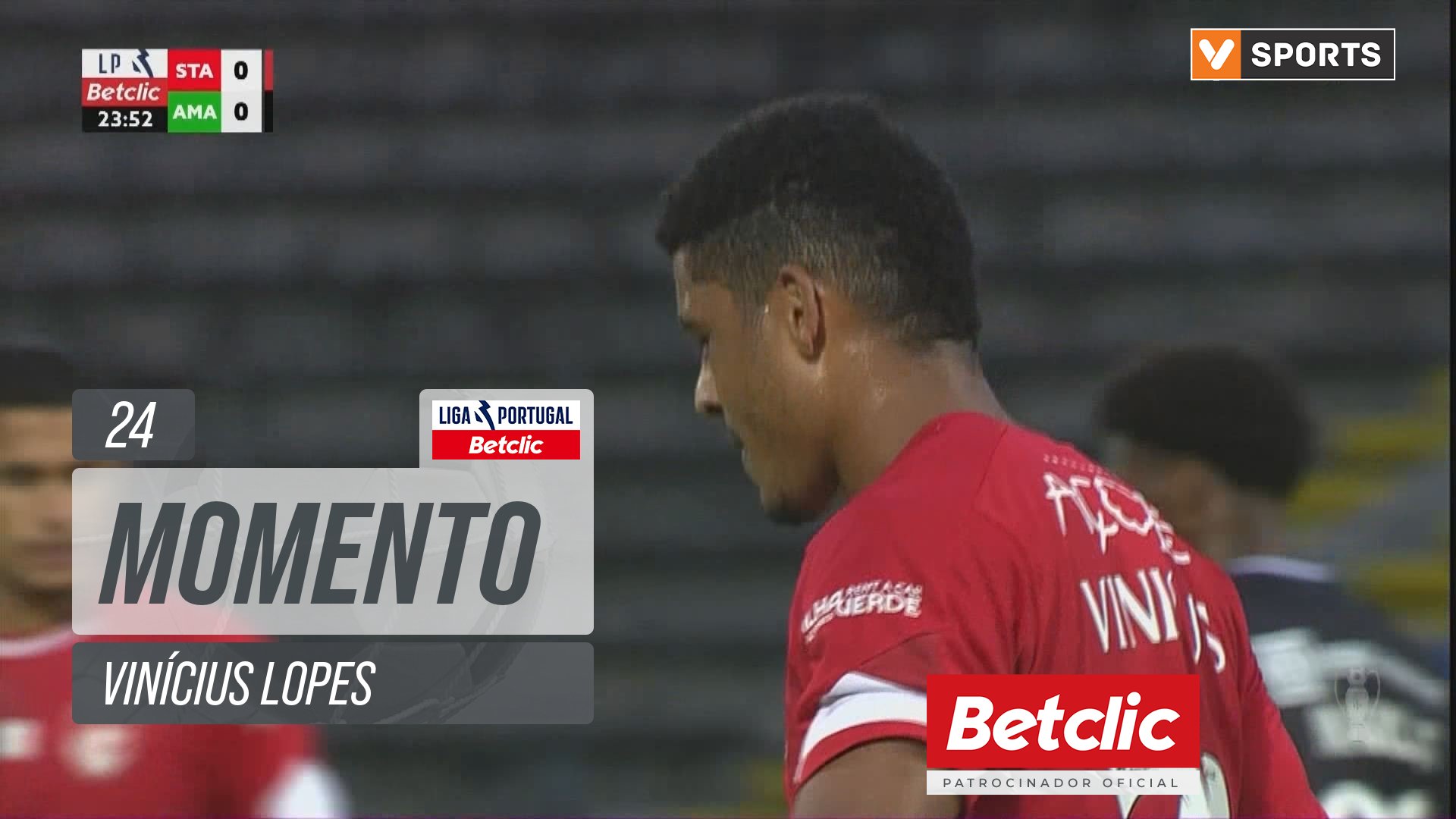 Santa Clara, Jogada, Vinícius Lopes aos 24'