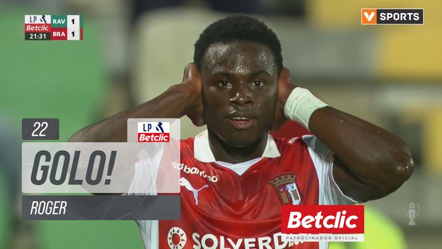 GOLO! Braga, Roger aos 22', Rio Ave 1-1 Braga
