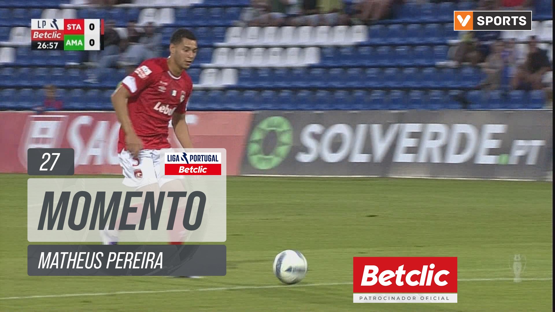 Santa Clara, Jogada, Matheus Pereira aos 27'