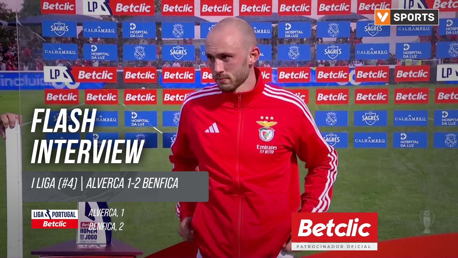 I Liga (#4) | Alverca 1-2 Benfica: Flash Interview Aursnes