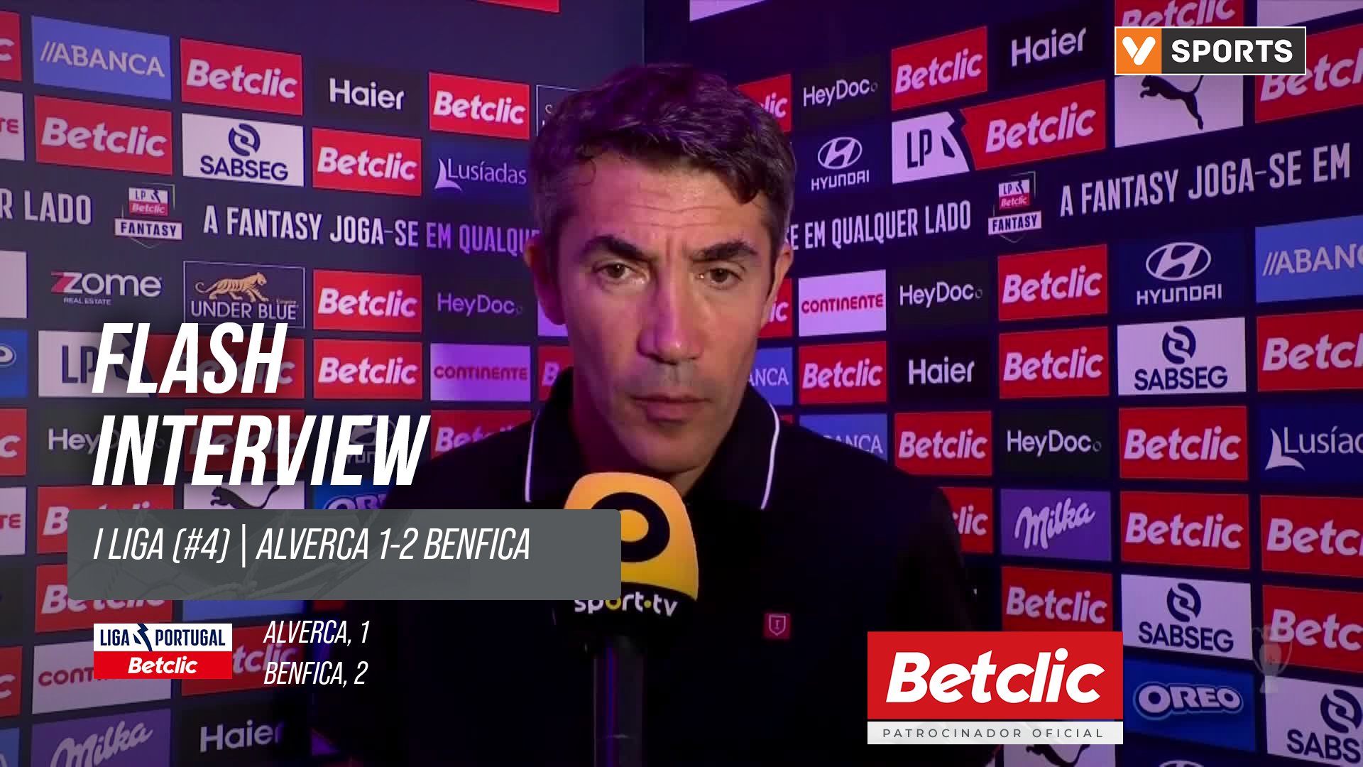 I Liga (#4) | Alverca 1-2 Benfica: Flash Interview Bruno Lage