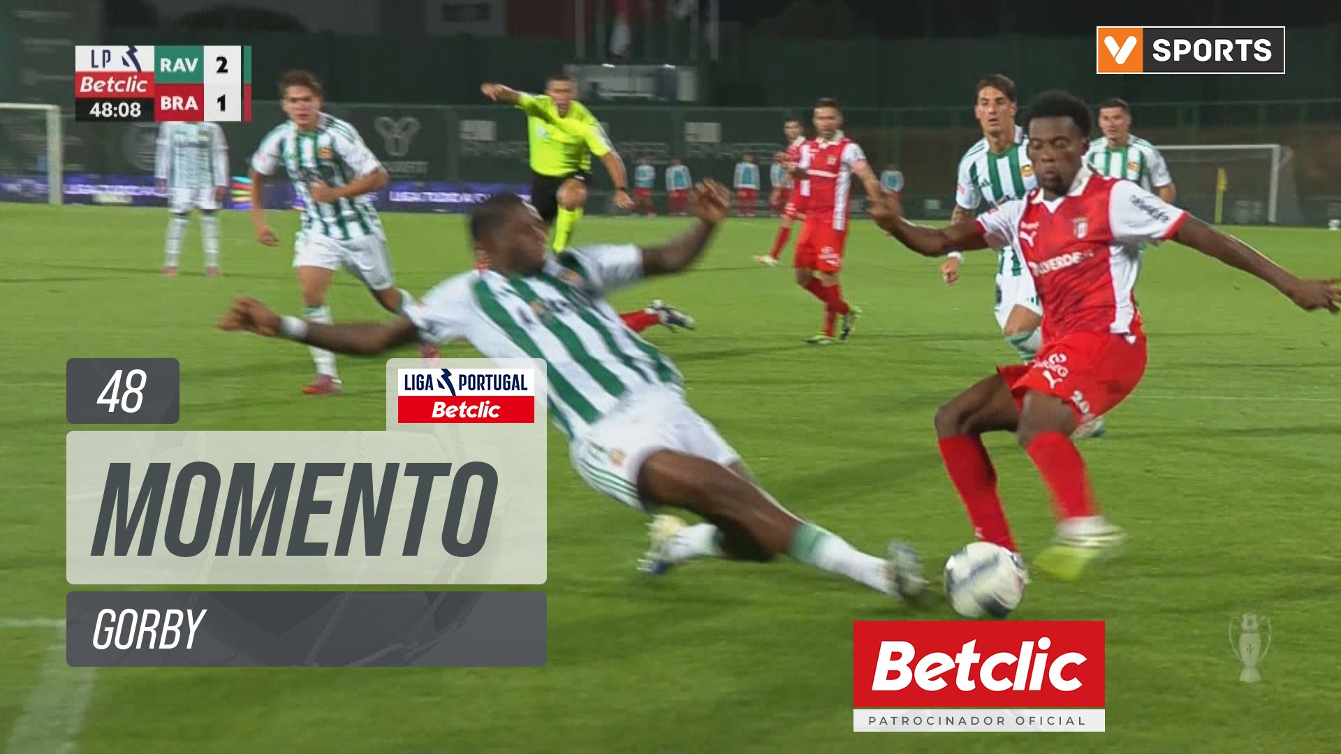 Braga, Jogada, Gorby aos 48'