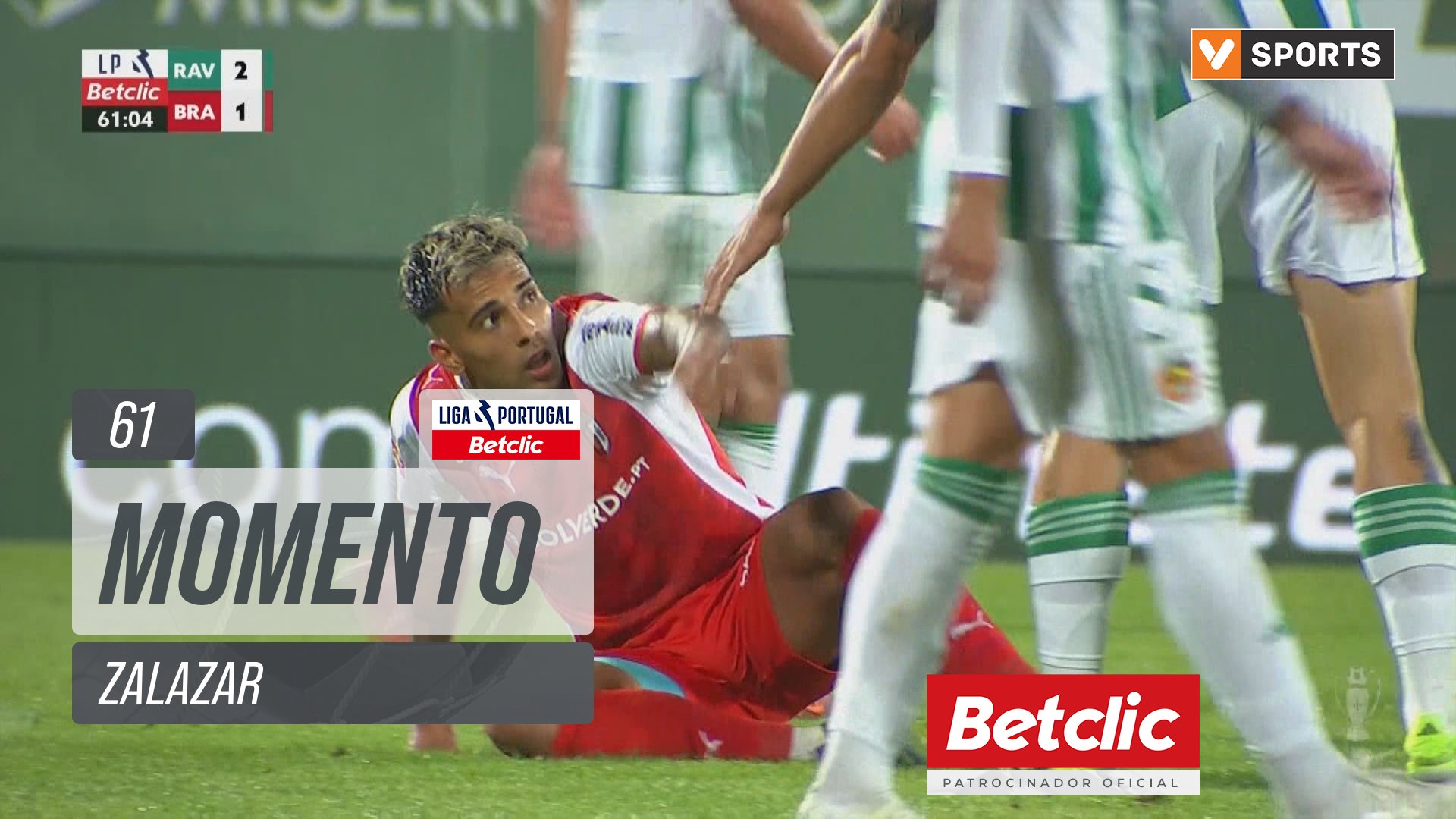 Braga, Jogada, Zalazar aos 61'
