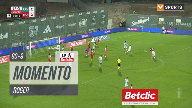Braga, Jogada, Roger aos 90'+9'
