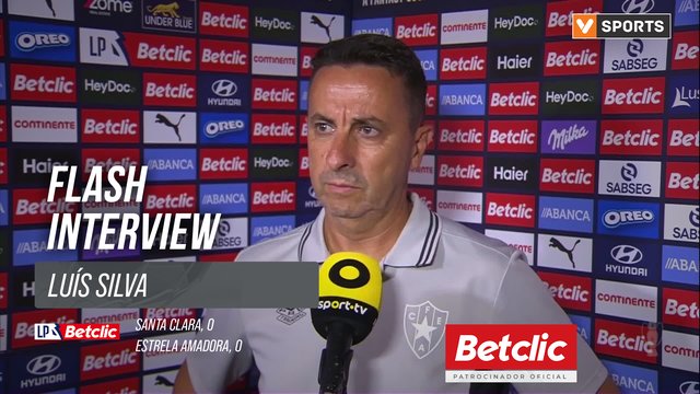 I Liga (#4) | Santa Clara 0-0 Estrela Amadora: Flash Interview Luís Silva