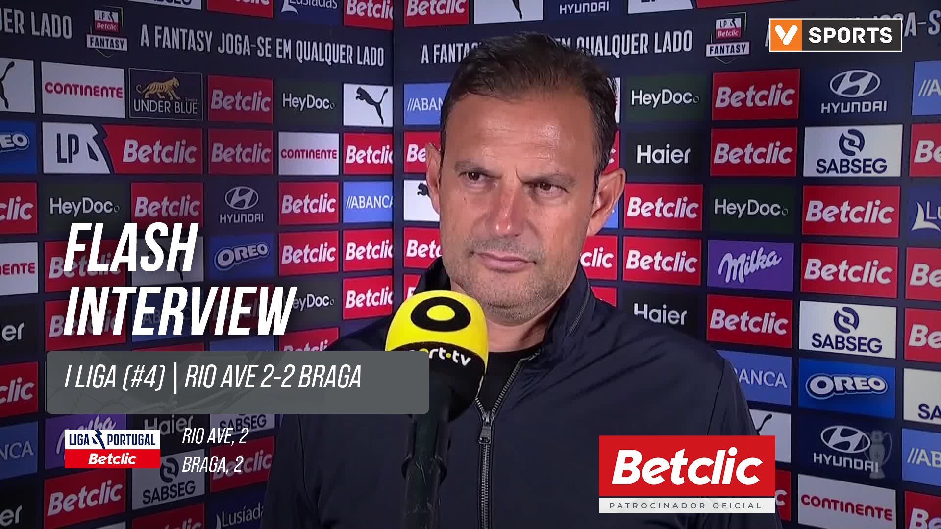 I Liga (#4) | Rio Ave 2-2 Braga: Flash Interview Sylaidopoulos