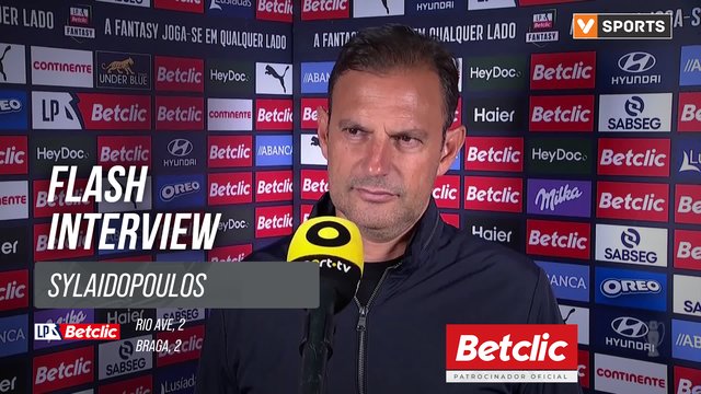 I Liga (#4) | Rio Ave 2-2 Braga: Flash Interview Sylaidopoulos
