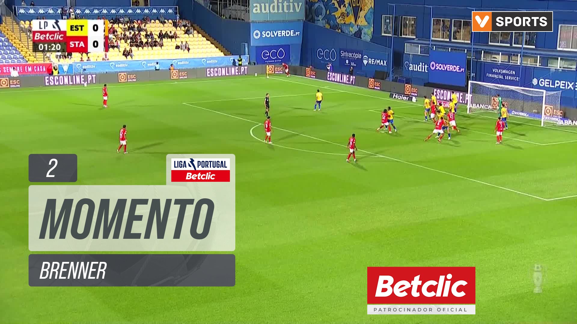 Santa Clara, Jogada, Brenner aos 2'