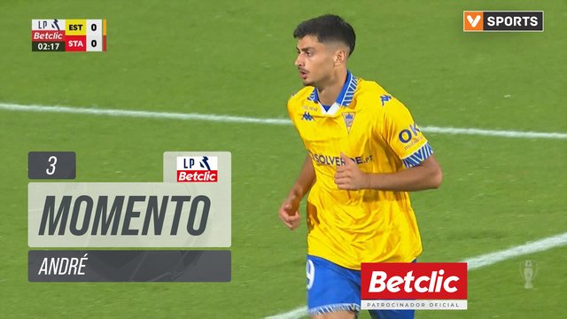 Estoril, Jogada, André aos 3'
