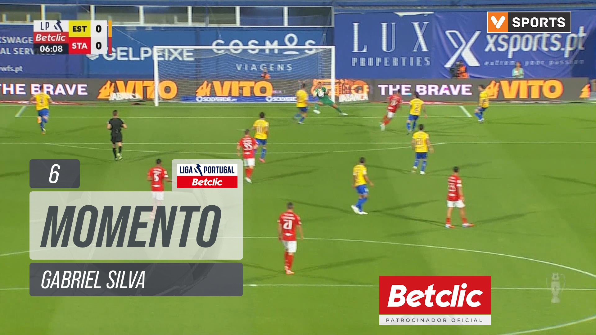 Santa Clara, Jogada, Gabriel Silva aos 6'