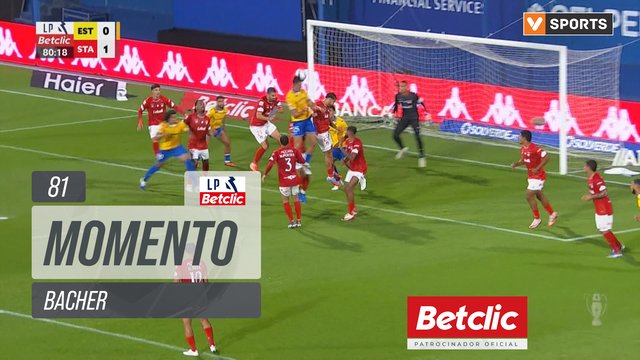 Estoril, Jogada, Bacher aos 81'