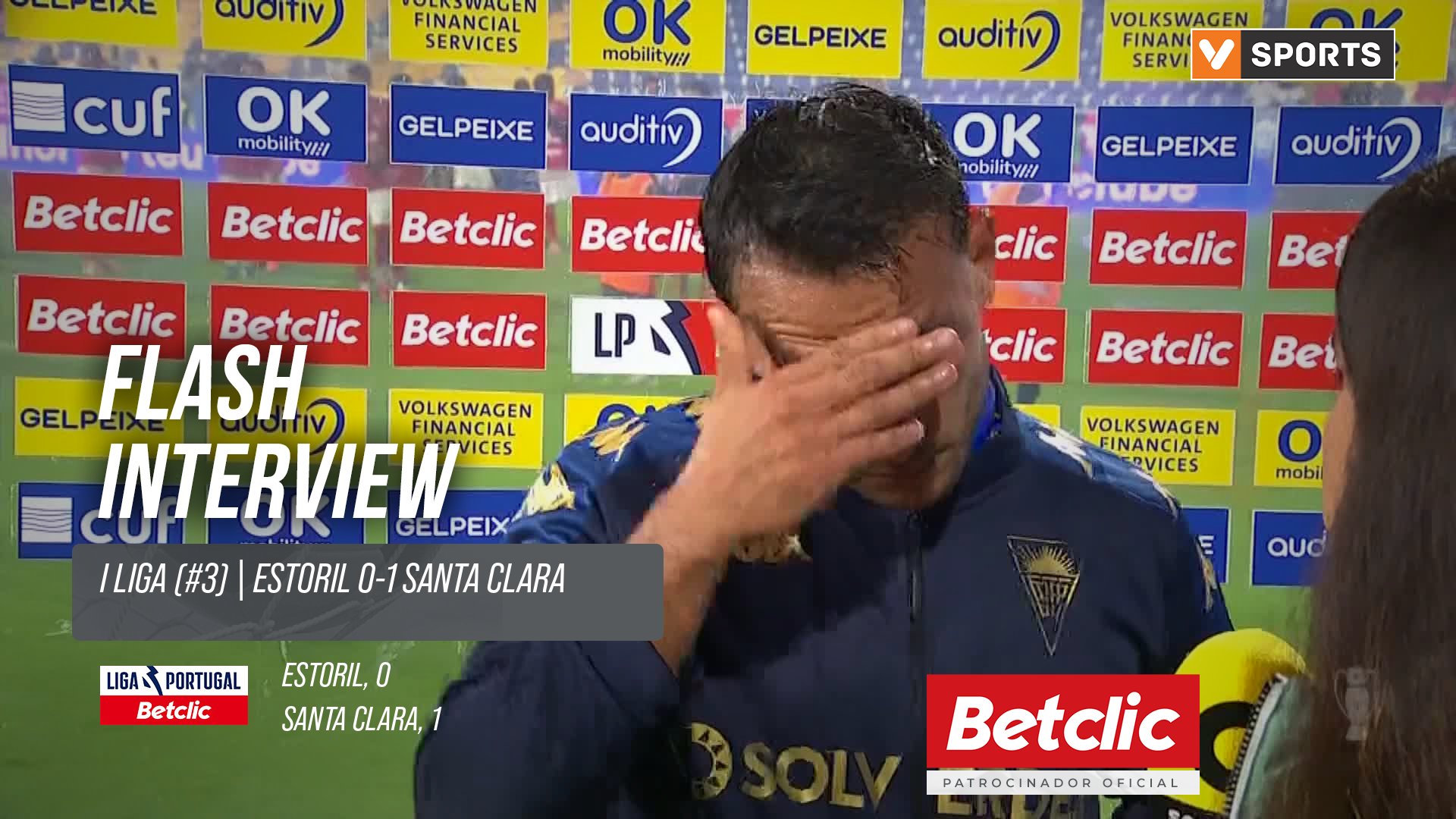 I Liga (#3) | Estoril 0-1 Santa Clara: Flash Interview João Carvalho