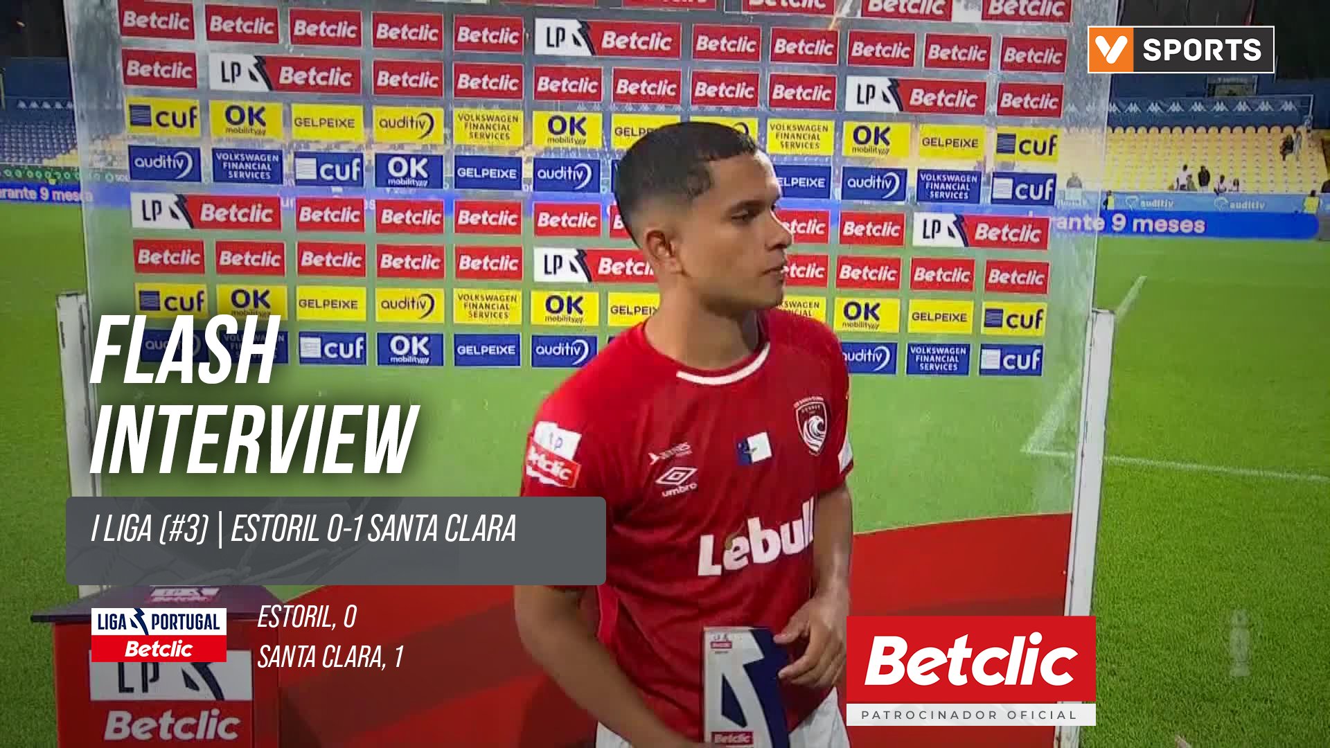 I Liga (#3) | Estoril 0-1 Santa Clara: Flash Interview Gabriel Silva