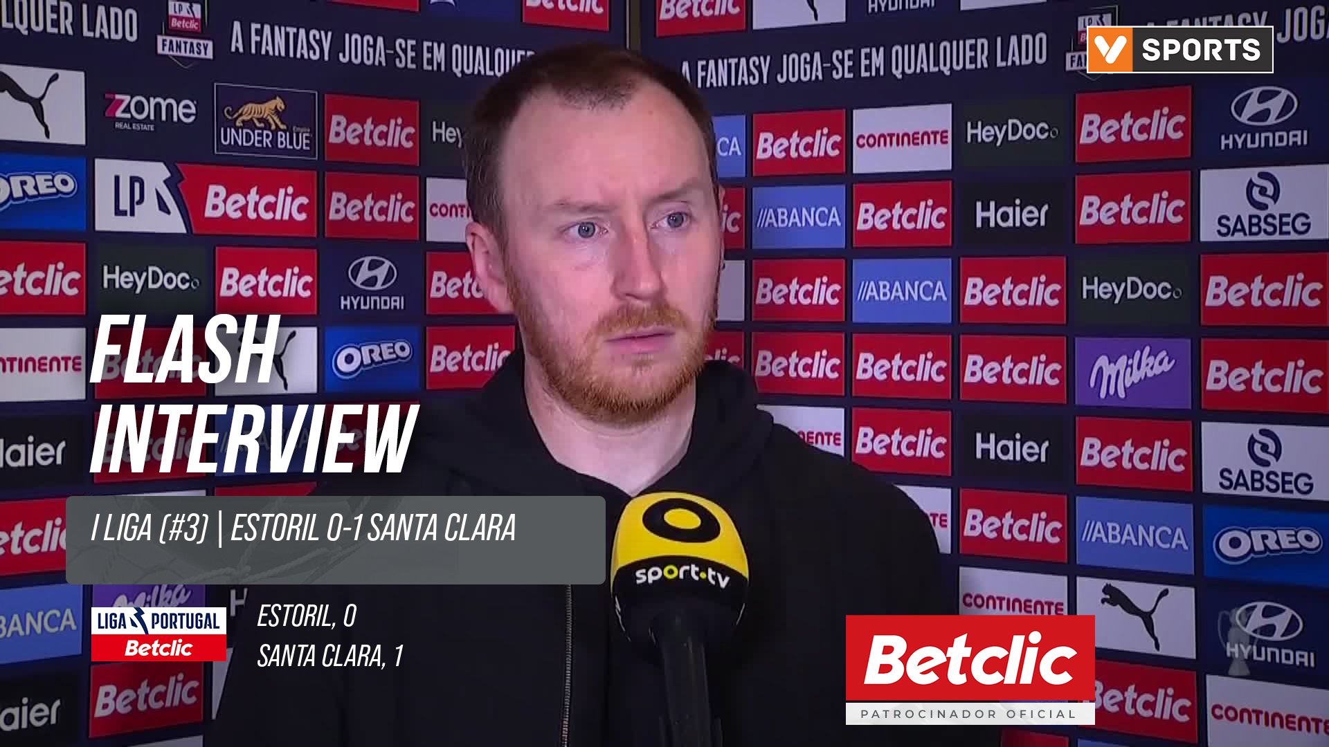 I Liga (#3) | Estoril 0-1 Santa Clara: Flash Interview Ian Cathro