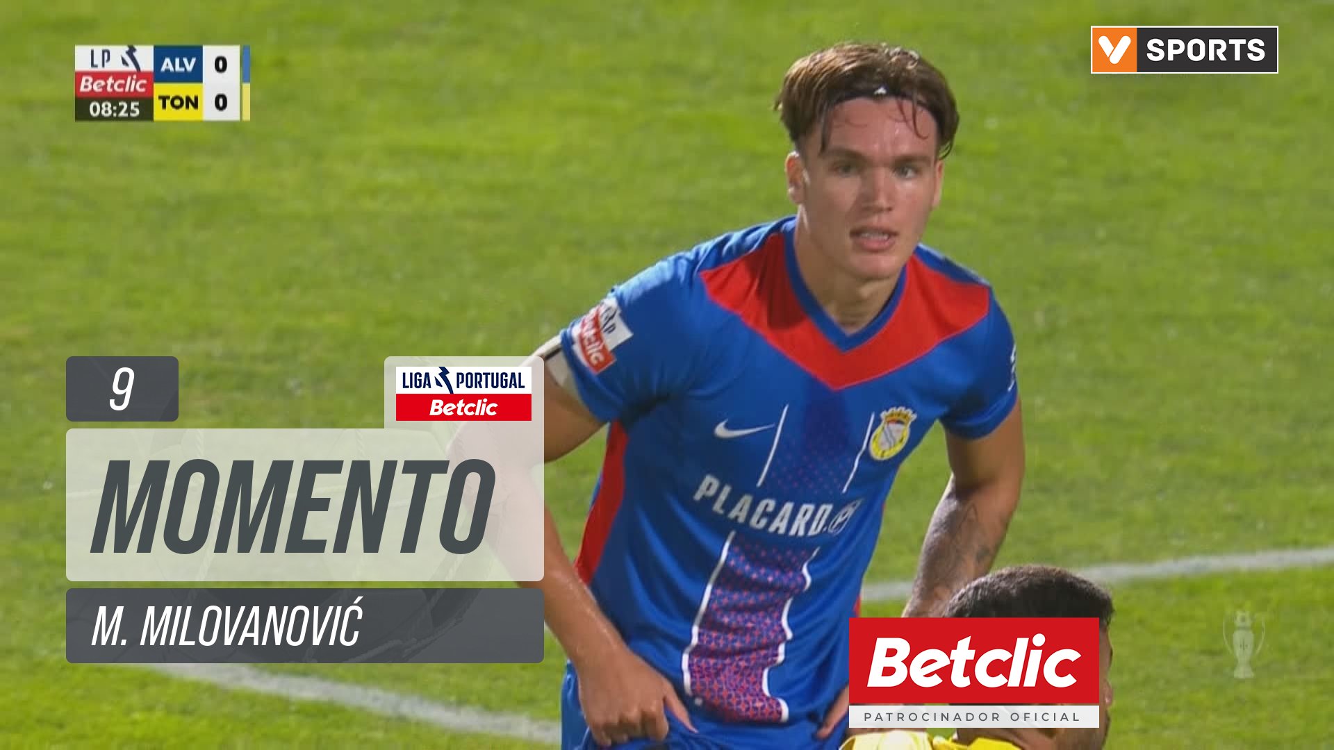 Alverca, Jogada, M. Milovanović aos 9'