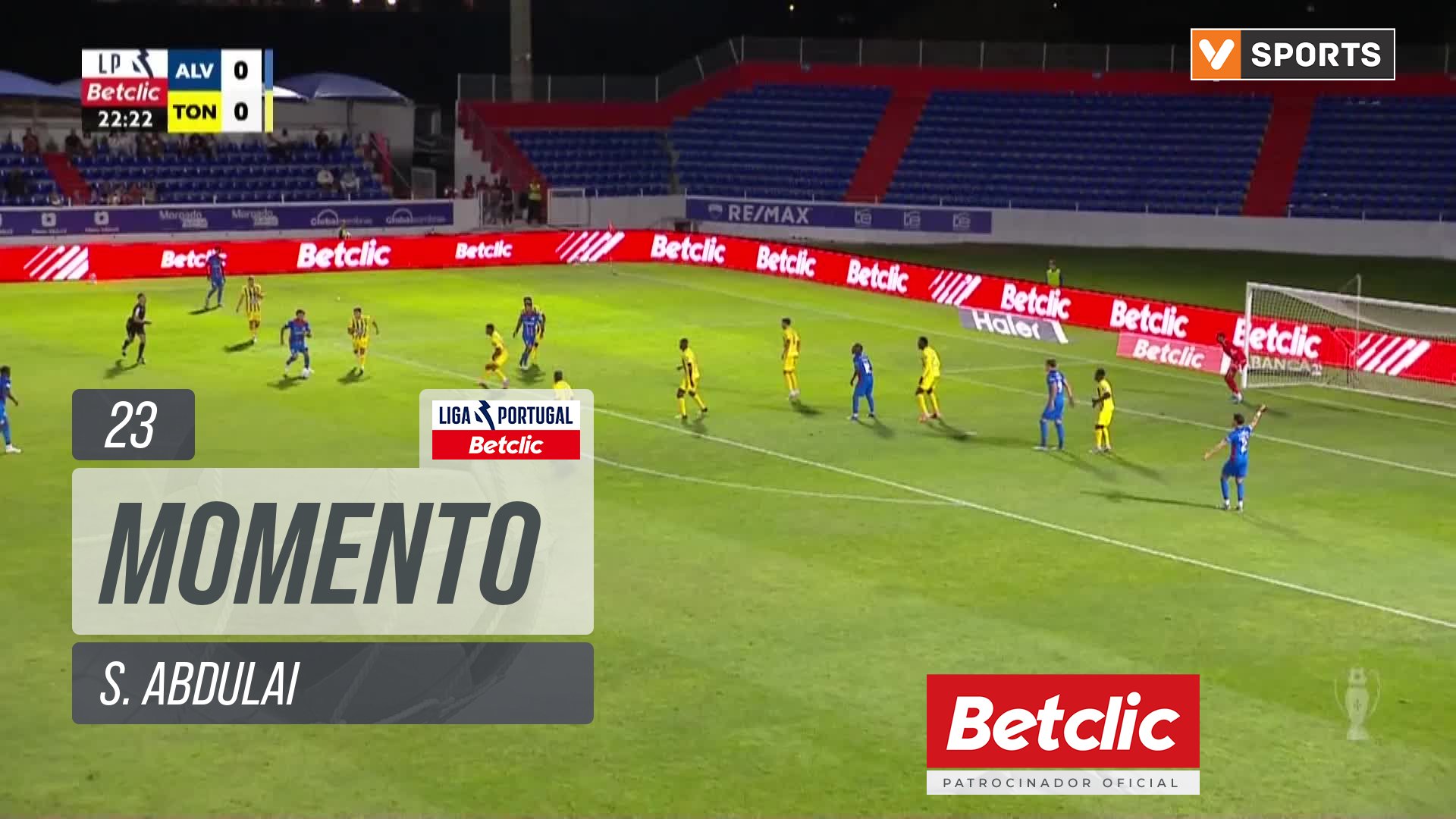 Alverca, Jogada, S. Abdulai aos 23'