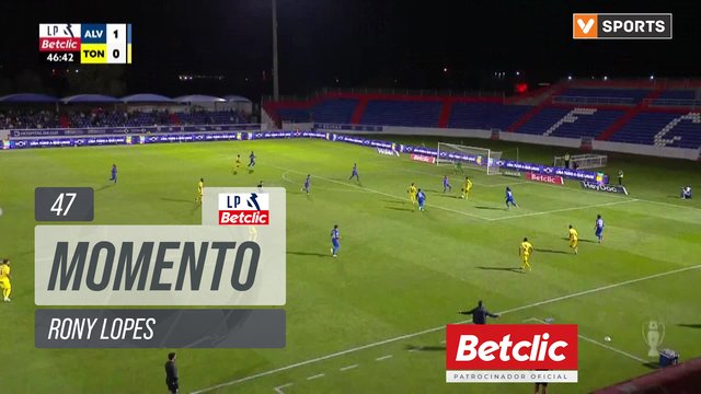 Tondela, Jogada, Rony Lopes aos 47'