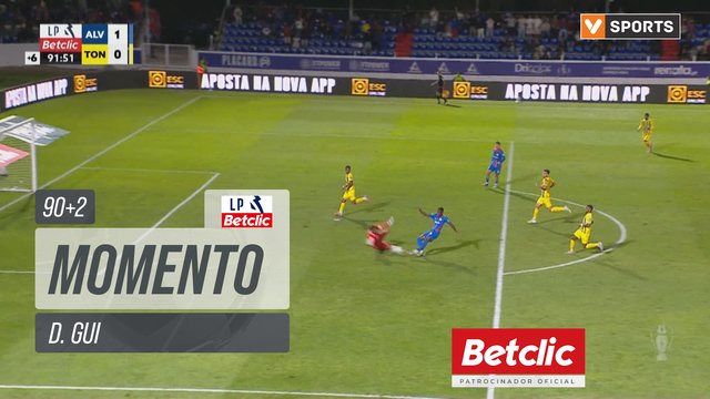 Alverca, Jogada, D. Gui aos 90'+2'