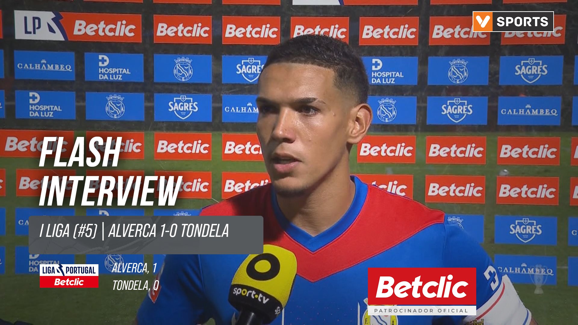 I Liga (#5) | Alverca 1-0 Tondela: Flash Interview Kaiky Naves