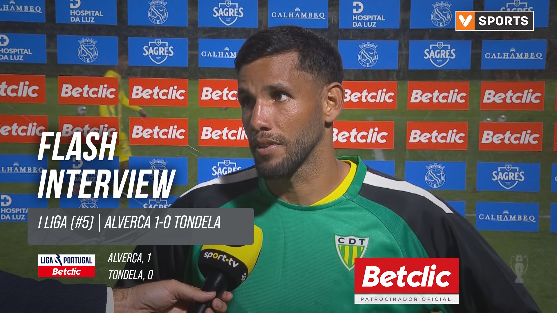 I Liga (#5) | Alverca 1-0 Tondela: Flash Interview Bebeto