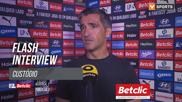 I Liga (#5) | Alverca 1-0 Tondela: Flash Interview Custódio