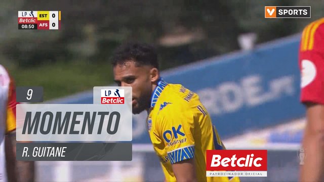 Estoril, Jogada, R. Guitane aos 9'
