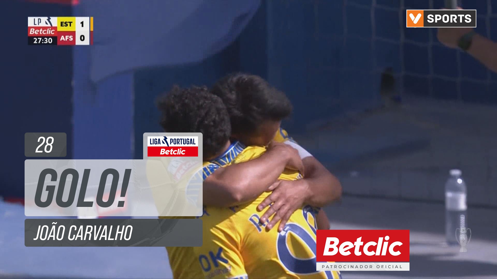 GOLO! Estoril, João Carvalho aos 28', Estoril 2-0 AVS
