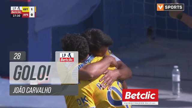 GOLO! Estoril, João Carvalho aos 28', Estoril 2-0 AVS