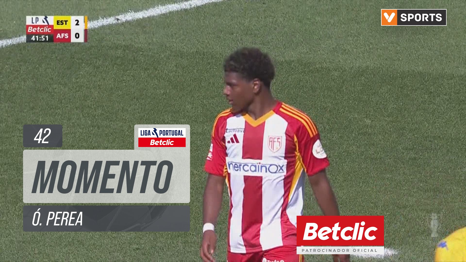 AVS, Jogada, Ó. Perea aos 42'