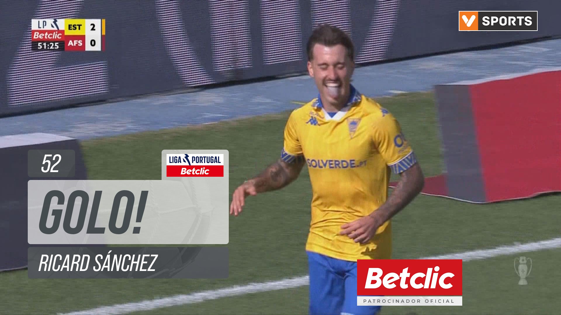 GOLO! Estoril, Ricard Sánchez aos 52', Estoril 3-0 AVS