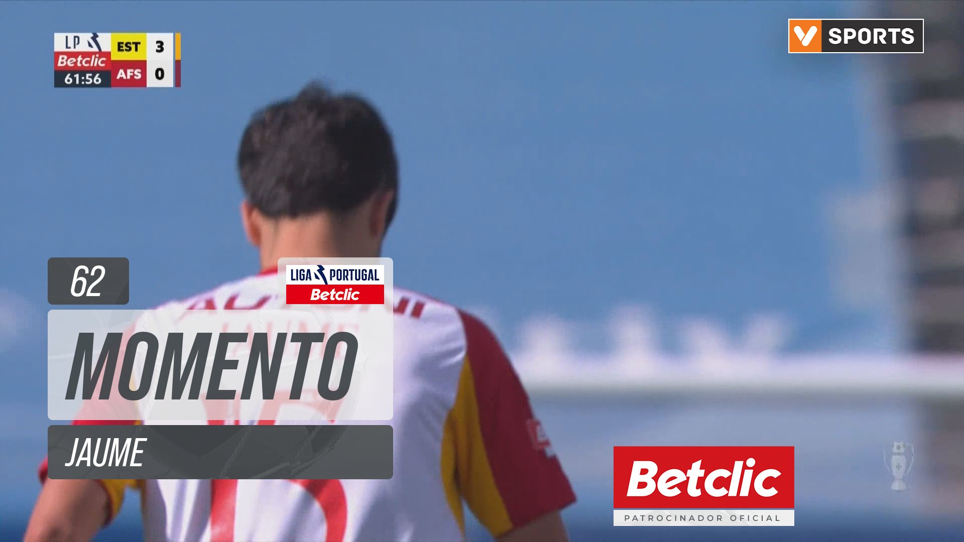 AVS, Jogada, Jaume aos 62'