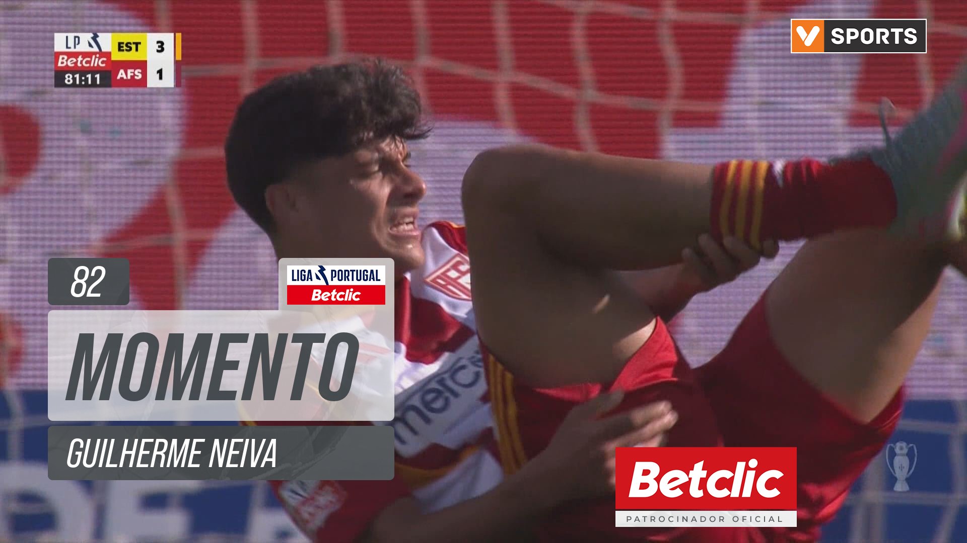 AVS, Jogada, Guilherme Neiva aos 82'