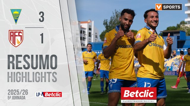 Liga Portugal Betclic (5ªJ): Resumo Estoril 3-1 AVS