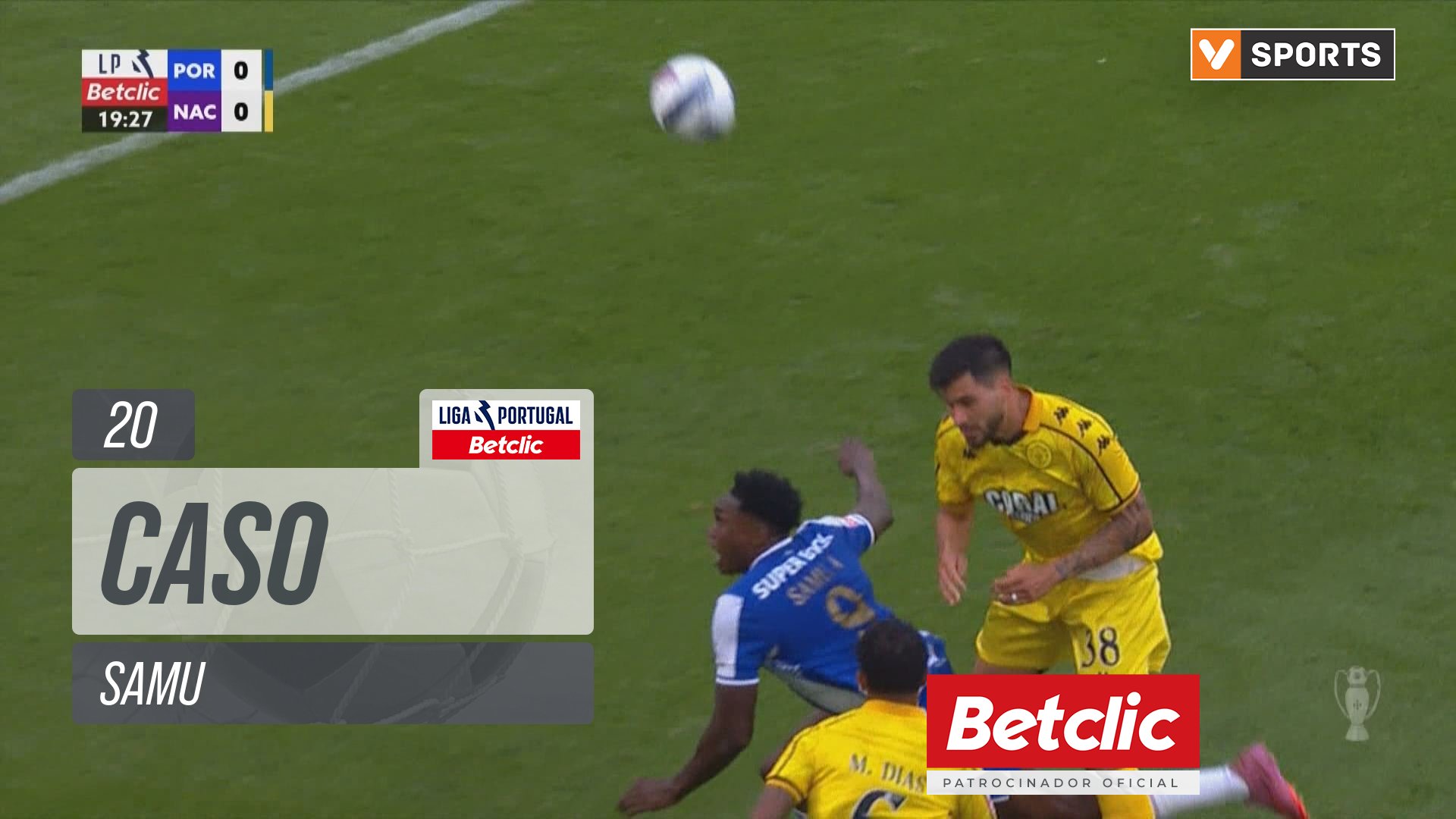 FC Porto, Caso, Samu aos 20'