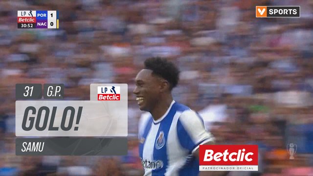 GOLO! FC Porto, Samu aos 31', FC Porto 1-0 Nacional
