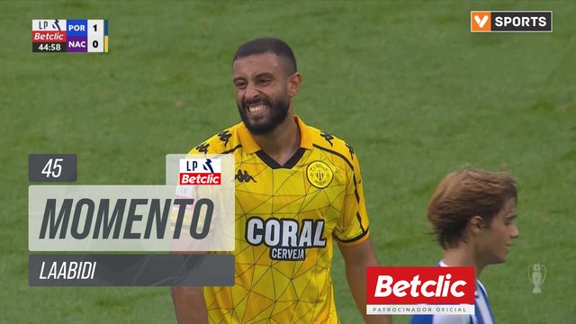 Nacional, Jogada, Laabidi aos 45'