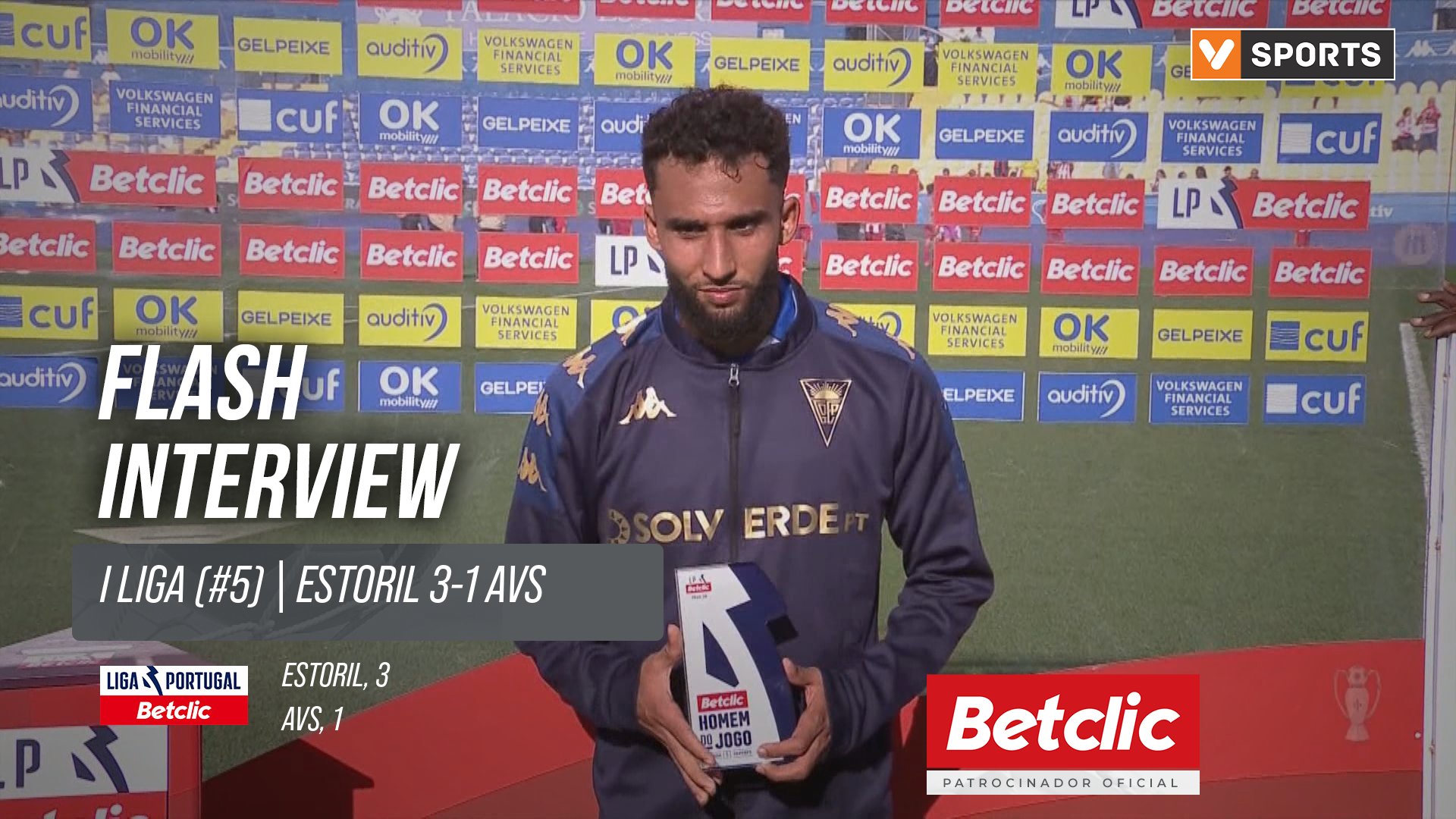 I Liga (#5) | Estoril 3-1 AVS: Flash Interview R. Guitane
