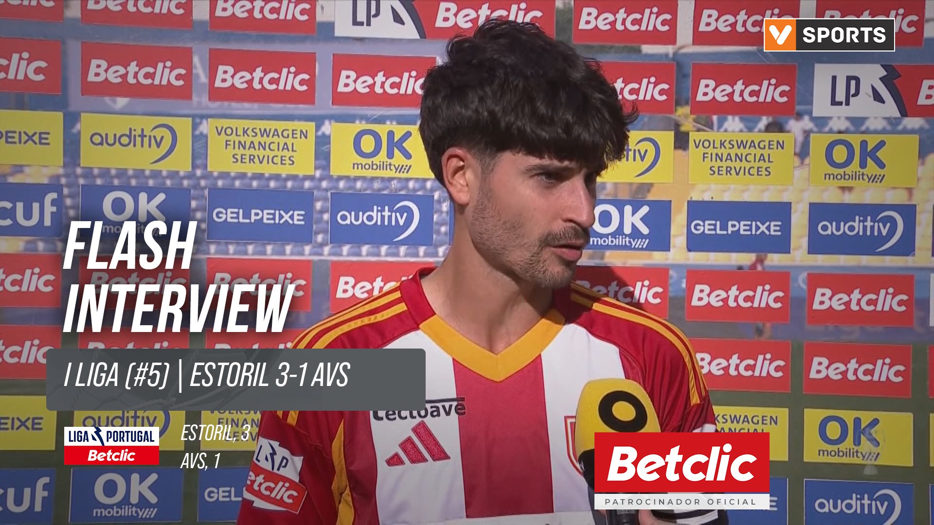 I Liga (#5) | Estoril 3-1 AVS: Flash Interview Jaume